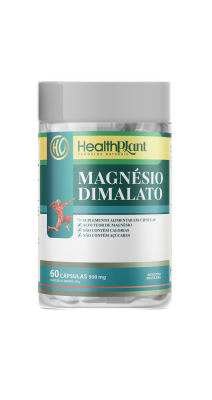 MAGNÉSIO DIMALATO (60 CAPS) - HEALTH PLANT