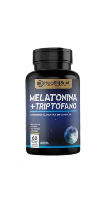 MELATONINA + TRIPTOFANO (60 CAPS) - HEALTH PLANT