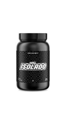 WHEY ISOLADO 907G - DR. WHEY SUPLEMENTOS-MORANGO