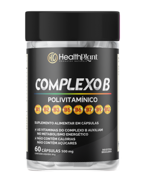 COMPLEXO B POLIVITAMÍNICO (60 CAPS) - HEALTH PLANT