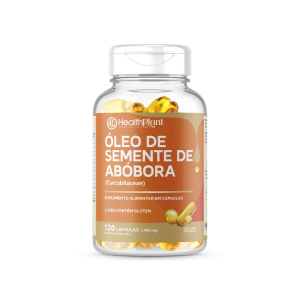 ÓLEO DE SEMENTE DE ABÓBORA (120 CAPS) - HEALTH PLANT