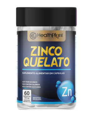ZINCO QUELATO (60 CAPS) - HEALTH PLANT